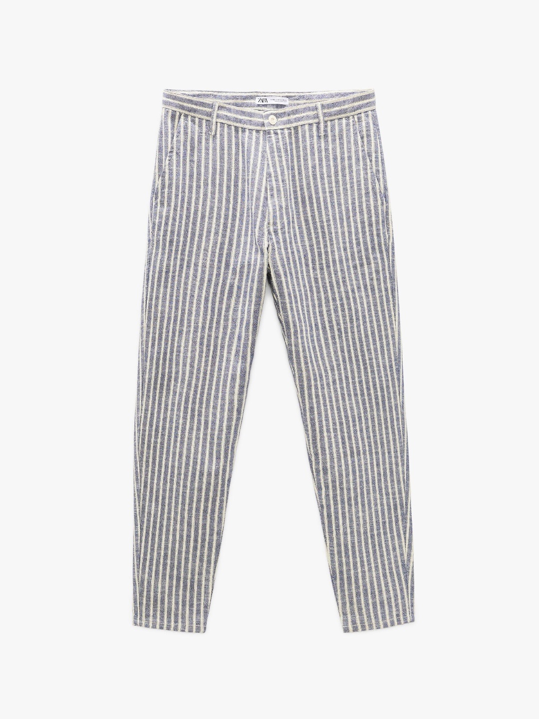 

ZARA Men Blue Trousers