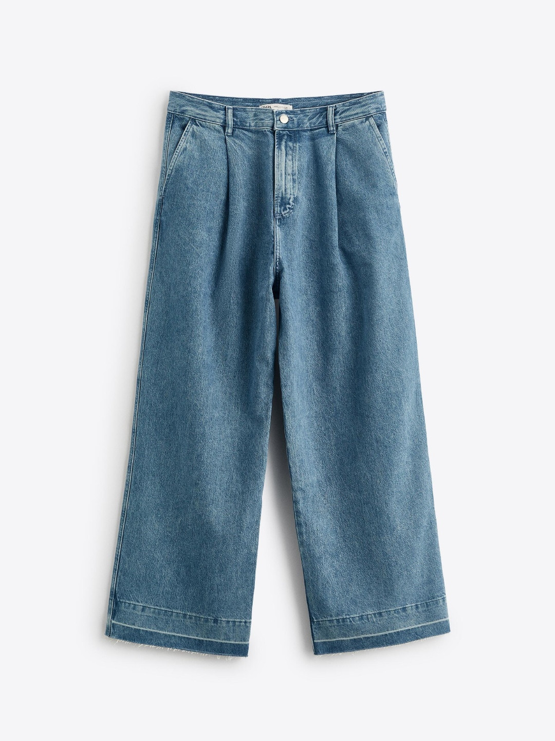 

ZARA Men Blue Trousers