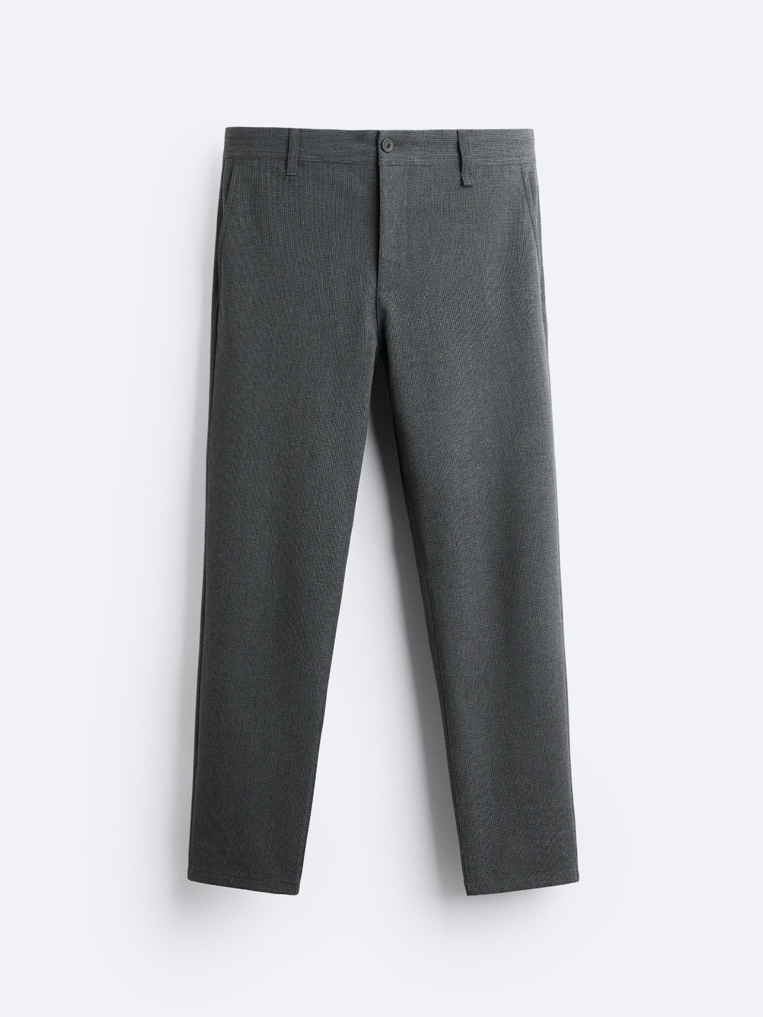 

ZARA Men Grey Trousers