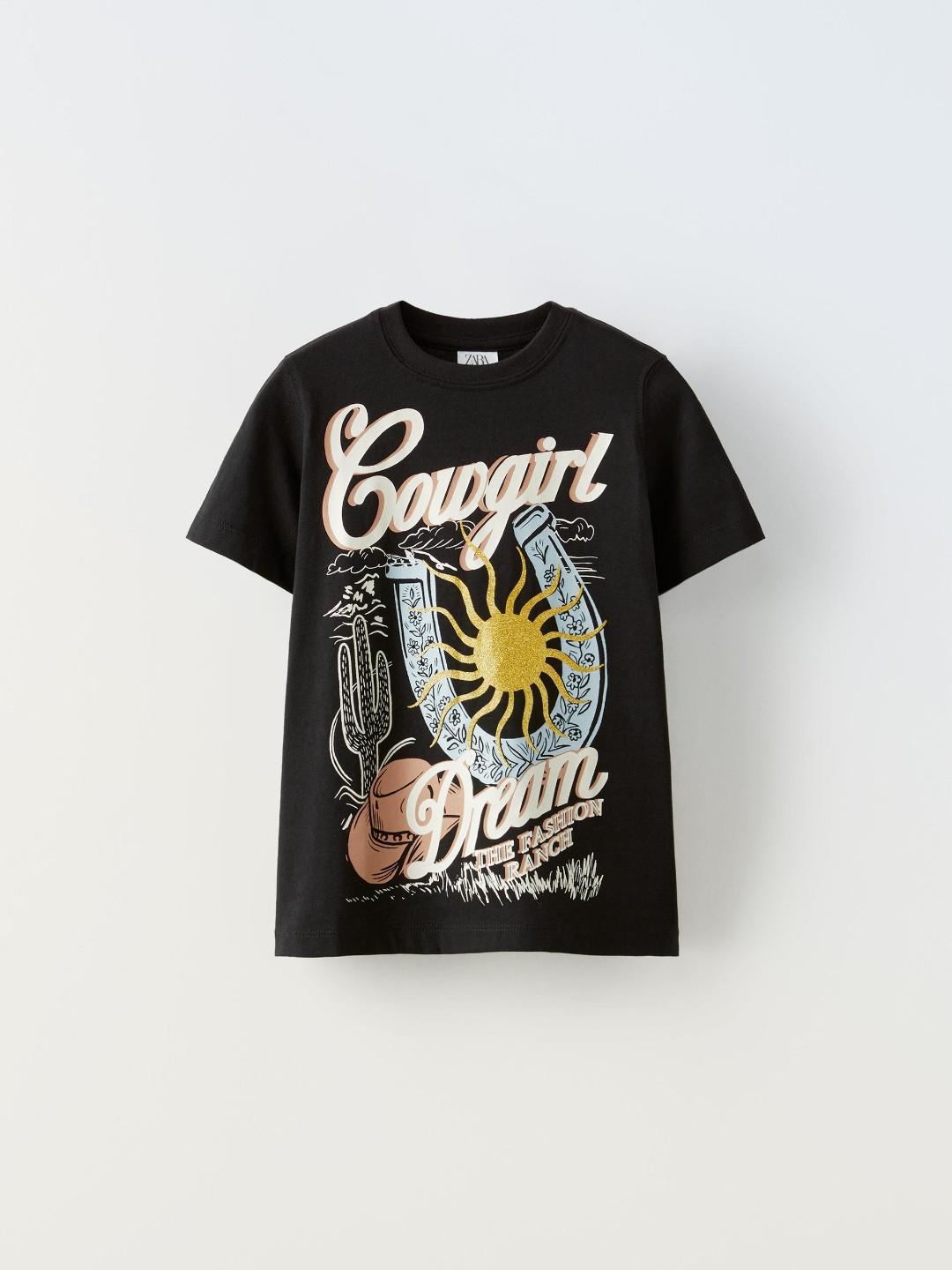 

ZARA Girls Black Tshirts