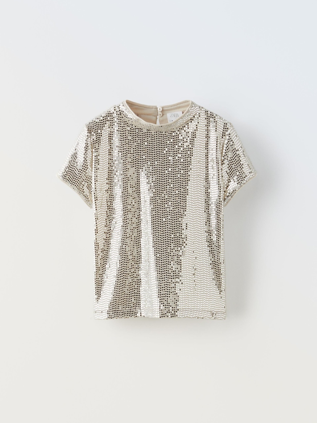 

ZARA Girls Silver Tshirts
