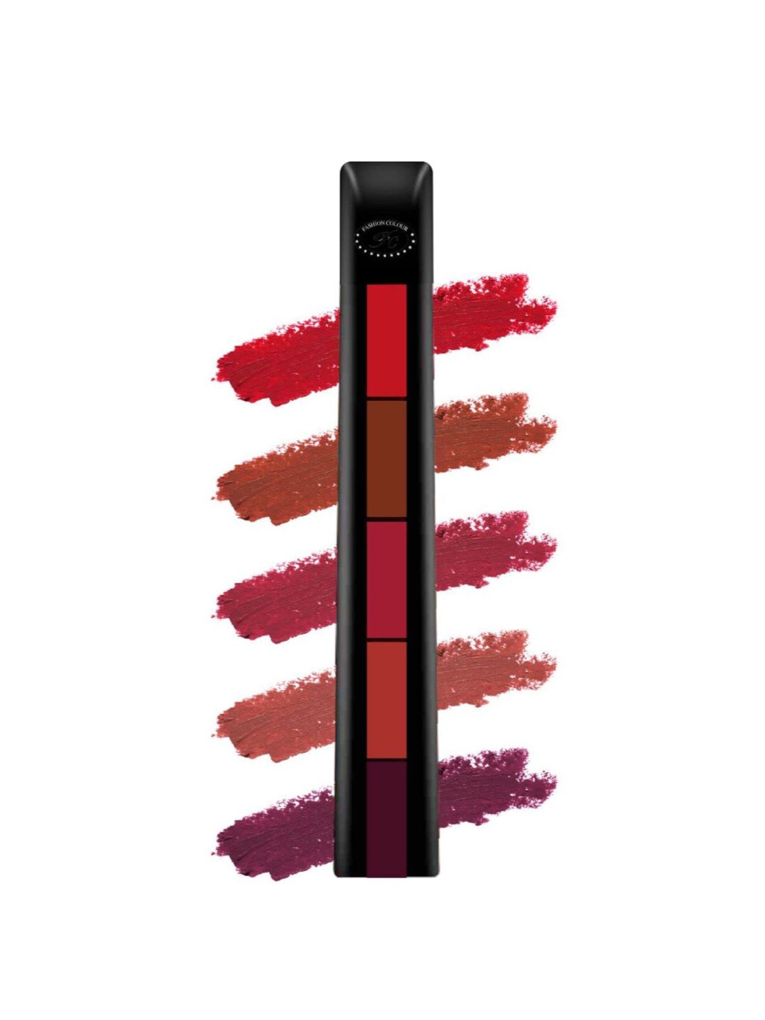 

Fashion Colour Jersy Girl 5-in-1 Waterproof Long-Lasting Matte Lipstick - Shade 01, Red