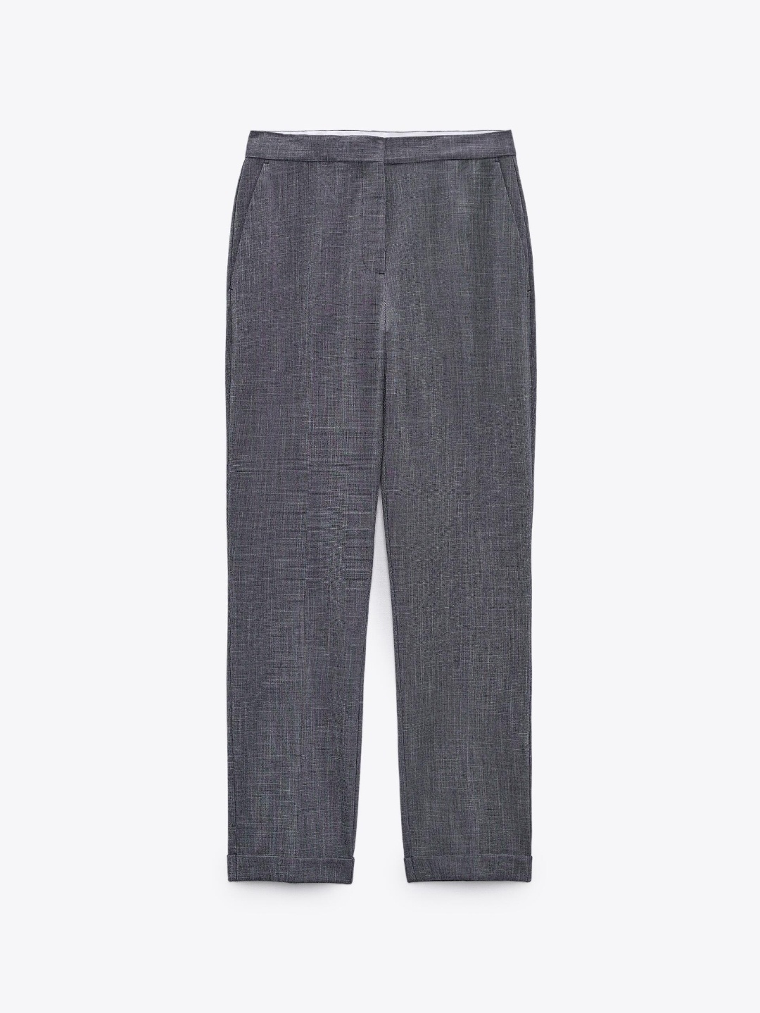 

ZARA Women Navy Blue Trousers