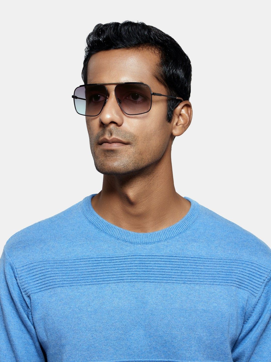 

OPIUM Men Square Sunglasses with UV Protected Lens OP-10293-C04, Black