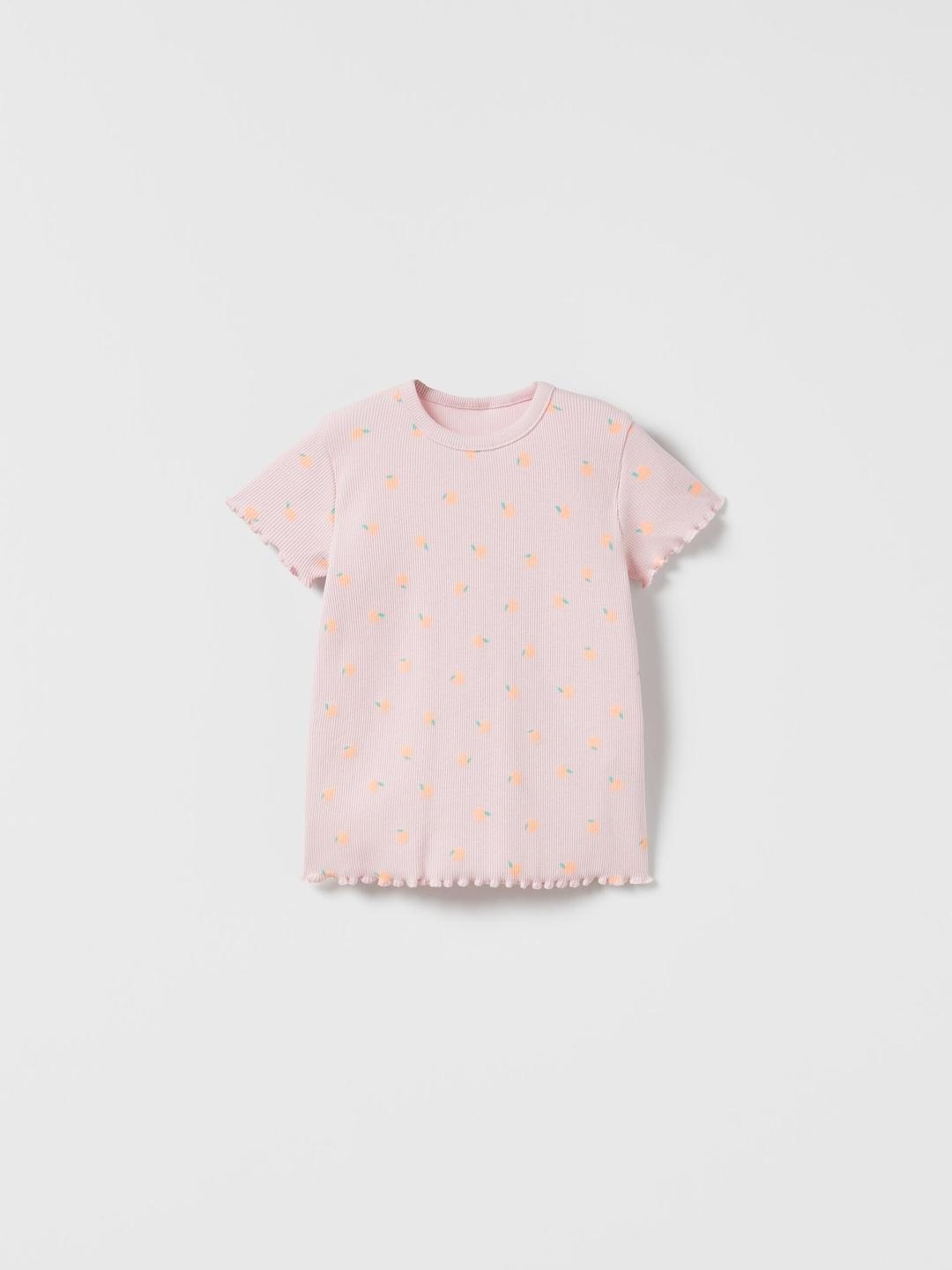 

ZARA Kids-Unisex Pink Tshirts