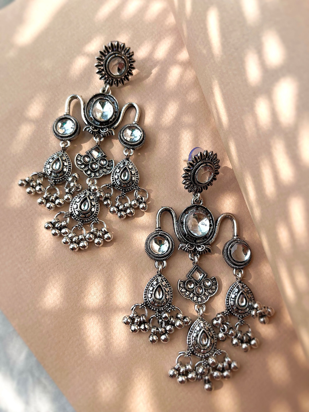 

SUBHAGALANKAR Classic Drop Earrings, Silver