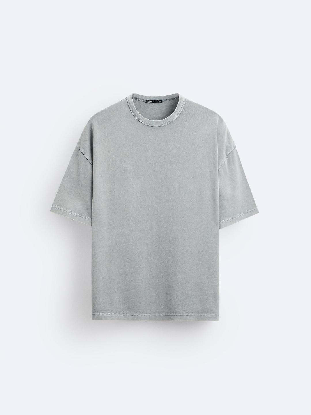

ZARA Men Grey Tshirts