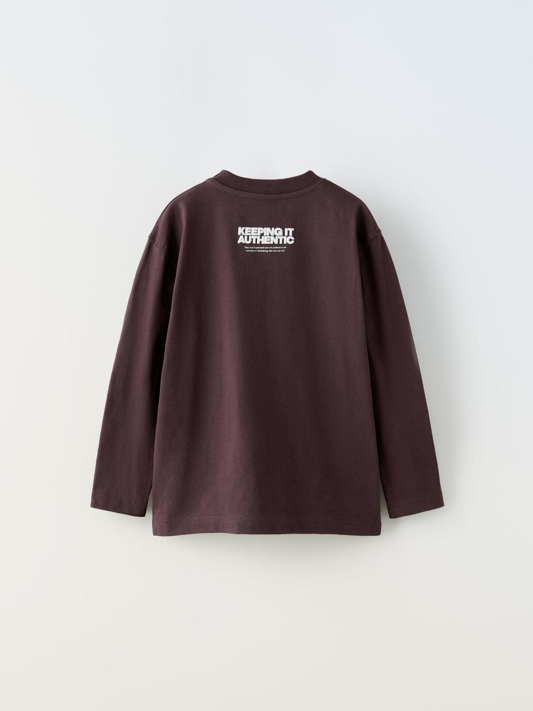 

ZARA Boys Purple Tshirts