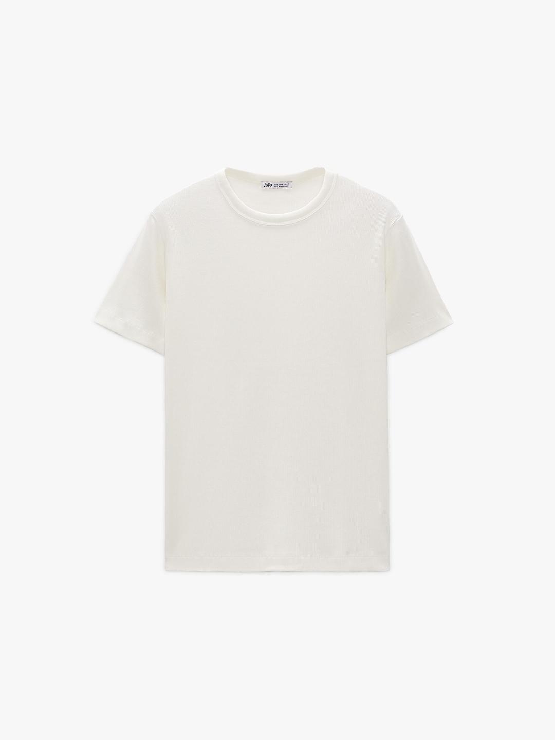 

ZARA Men White Tshirts