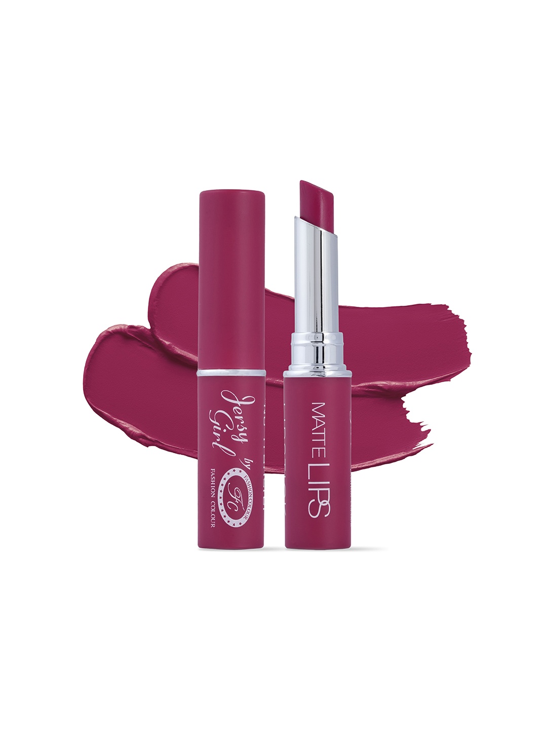 

Fashion Colour Jersy Girl Kiss Proof No Transfer Matte Lipstick - Vivid Lilac 04, Pink