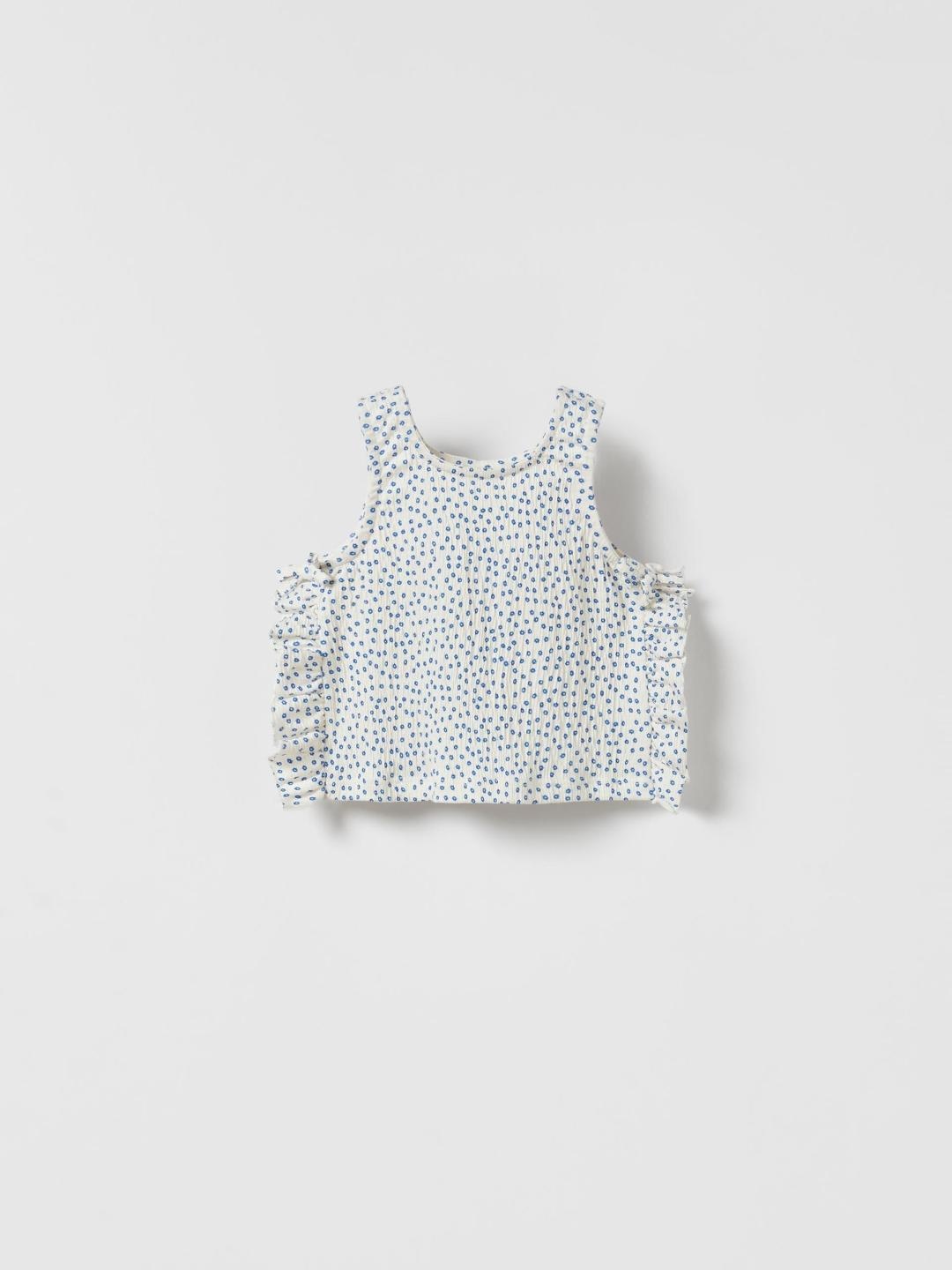 

ZARA Kids-Unisex Blue Tshirts