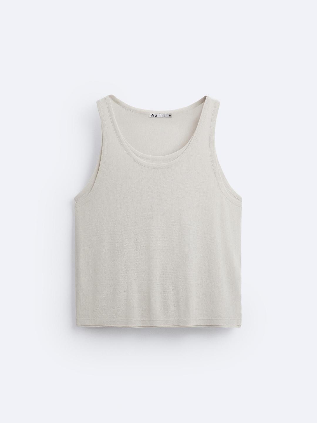 

ZARA Men Brown Tshirts