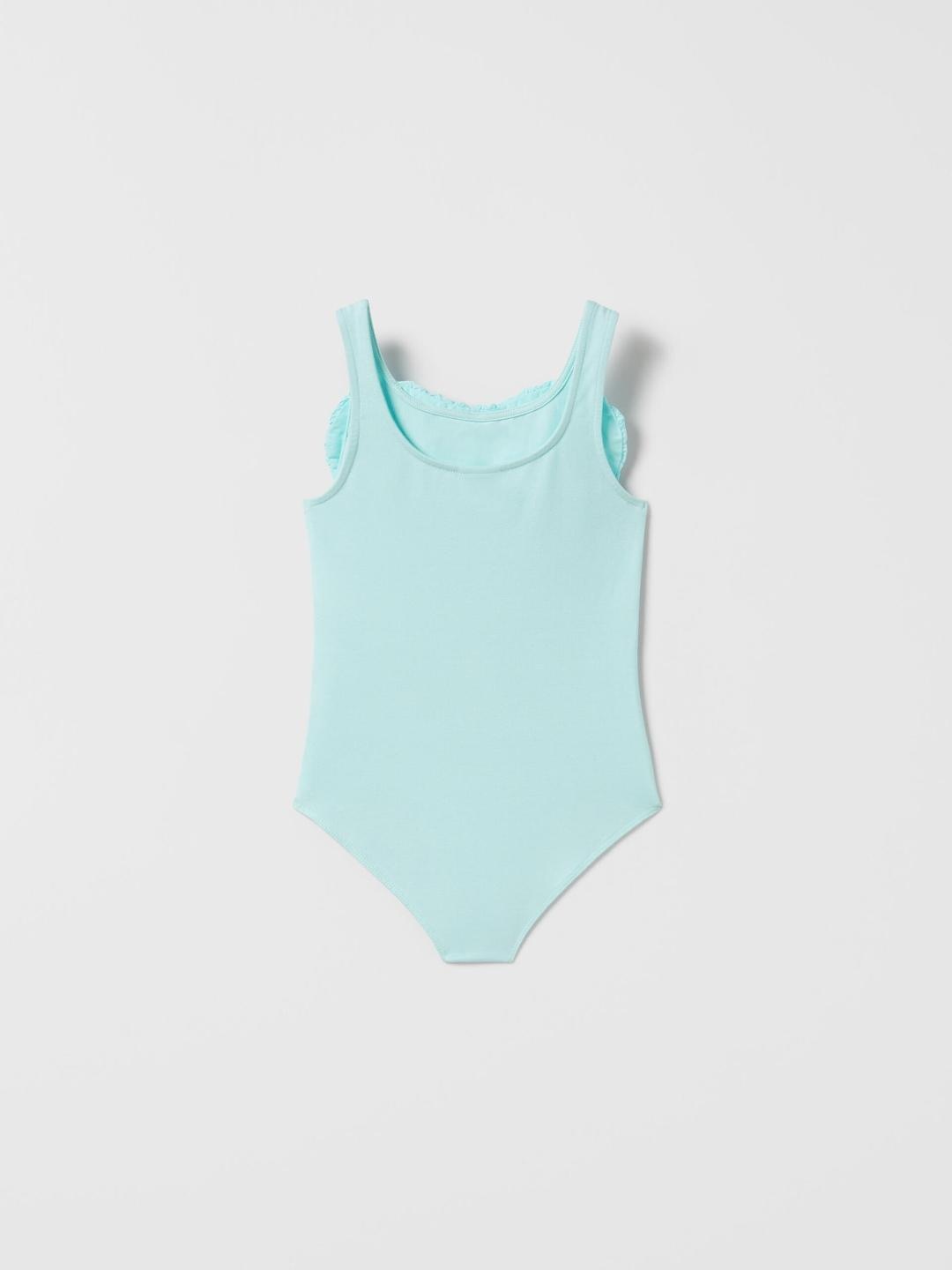 

ZARA Girls Turquoise Blue Tshirts