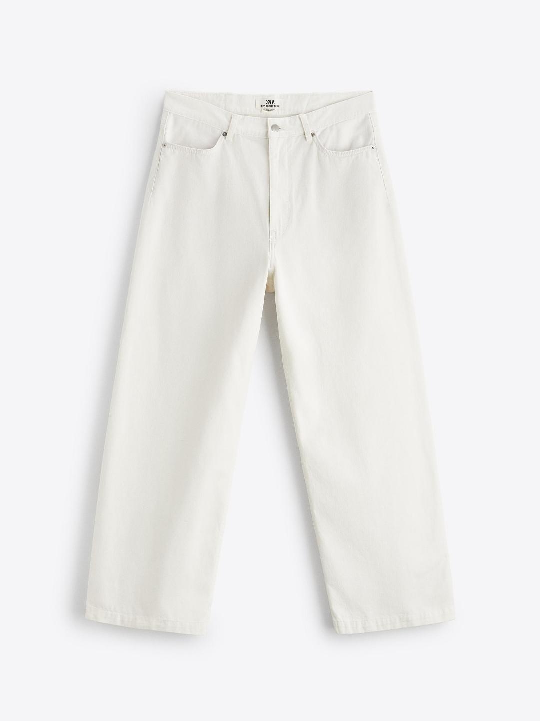 

ZARA Men White Trousers