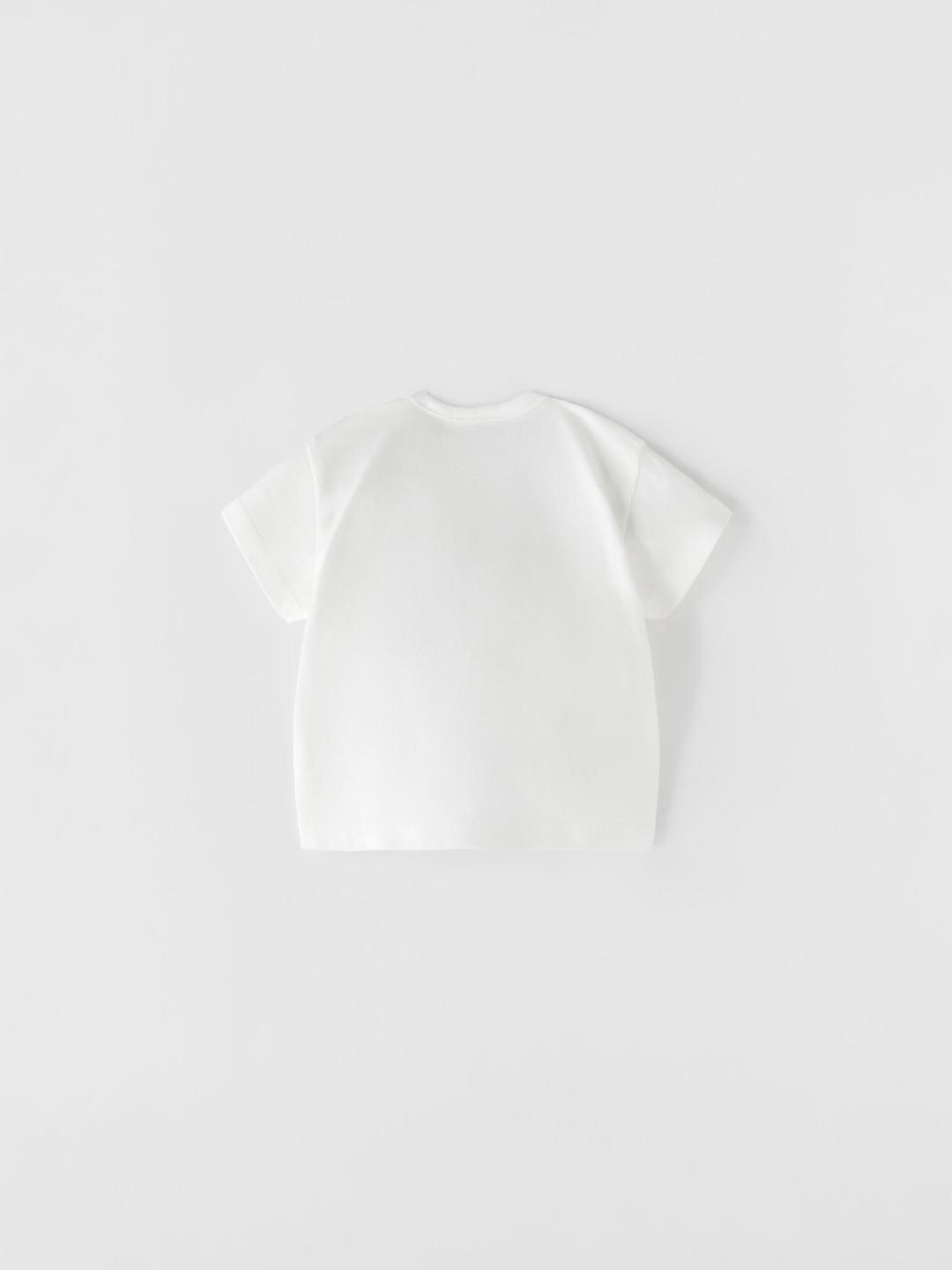 

ZARA Kids-Unisex White Tshirts