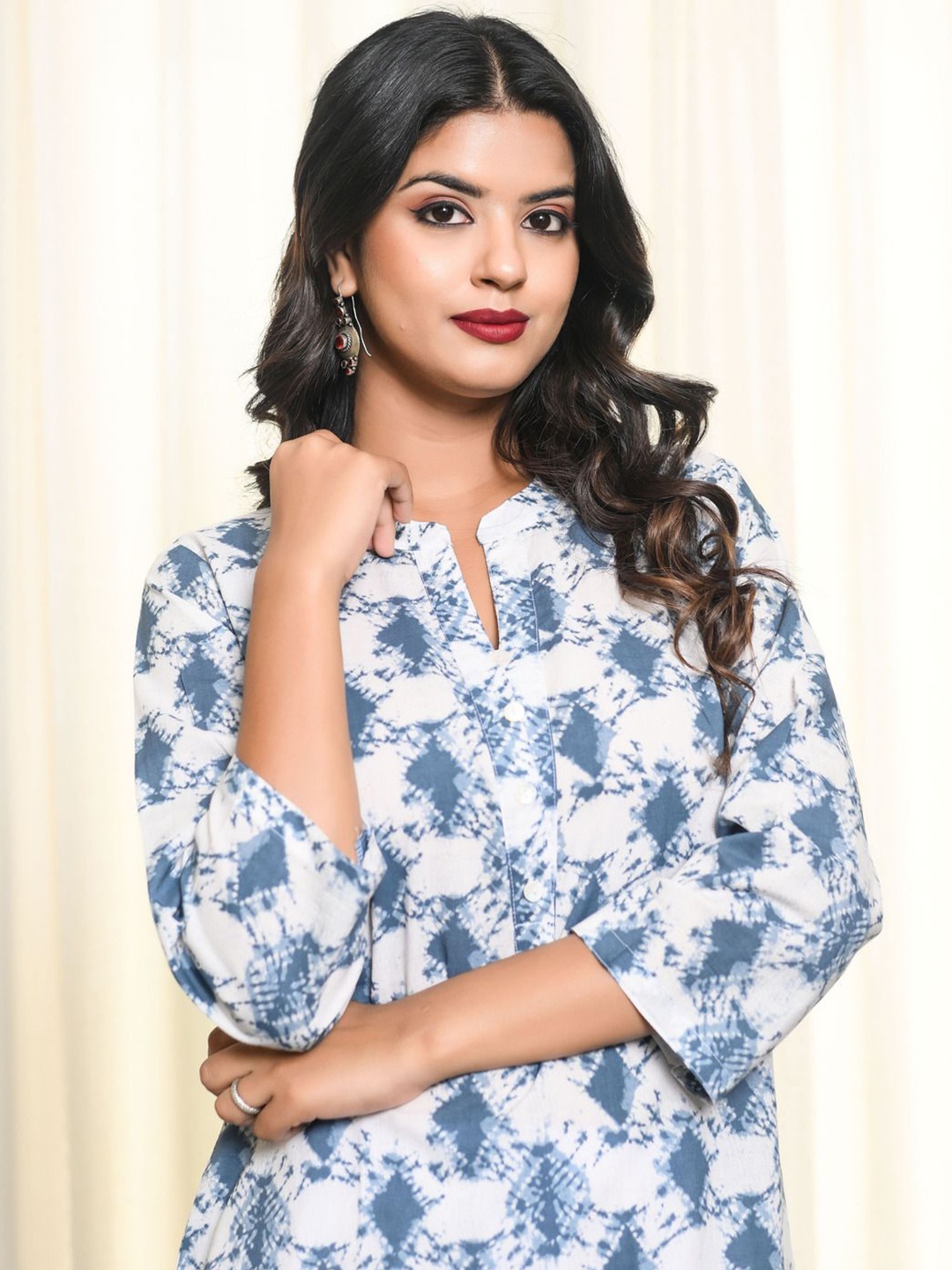 

Jaipuriya Fab Private Limited Women Pure Cotton Printed Kurta, White