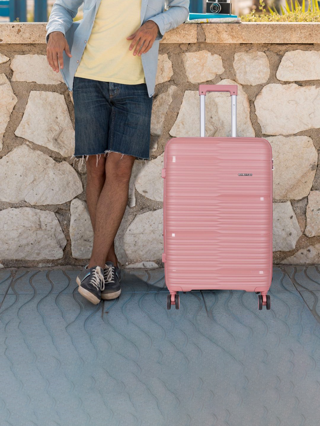 

Polo Class Set Of 3 Hard-Sided Trolley Bag, Pink