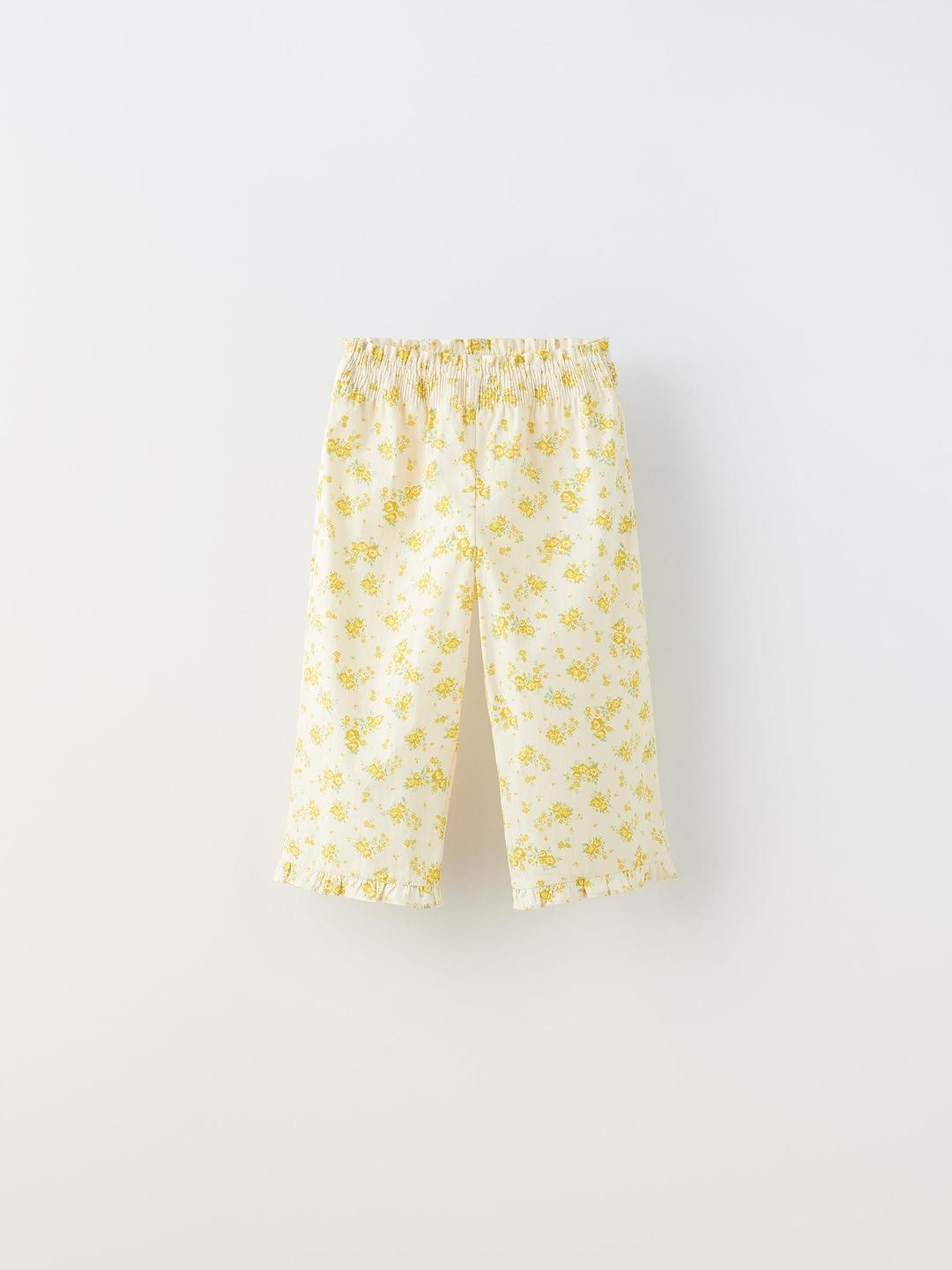 

ZARA Unisex Yellow Trousers