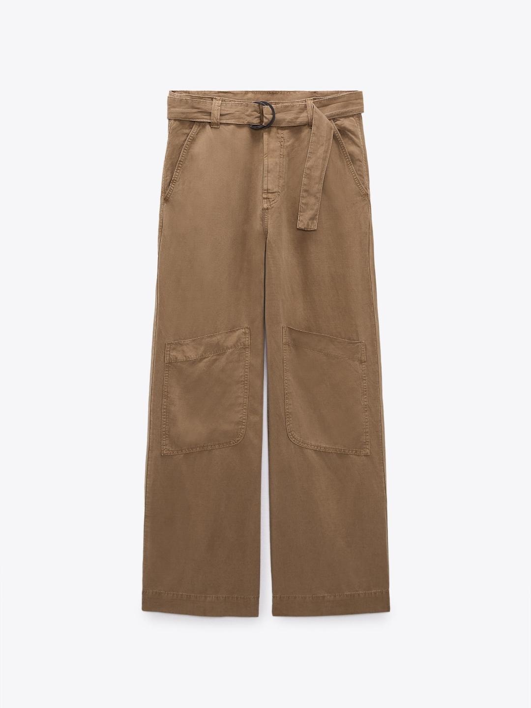 

ZARA Women Brown Trousers