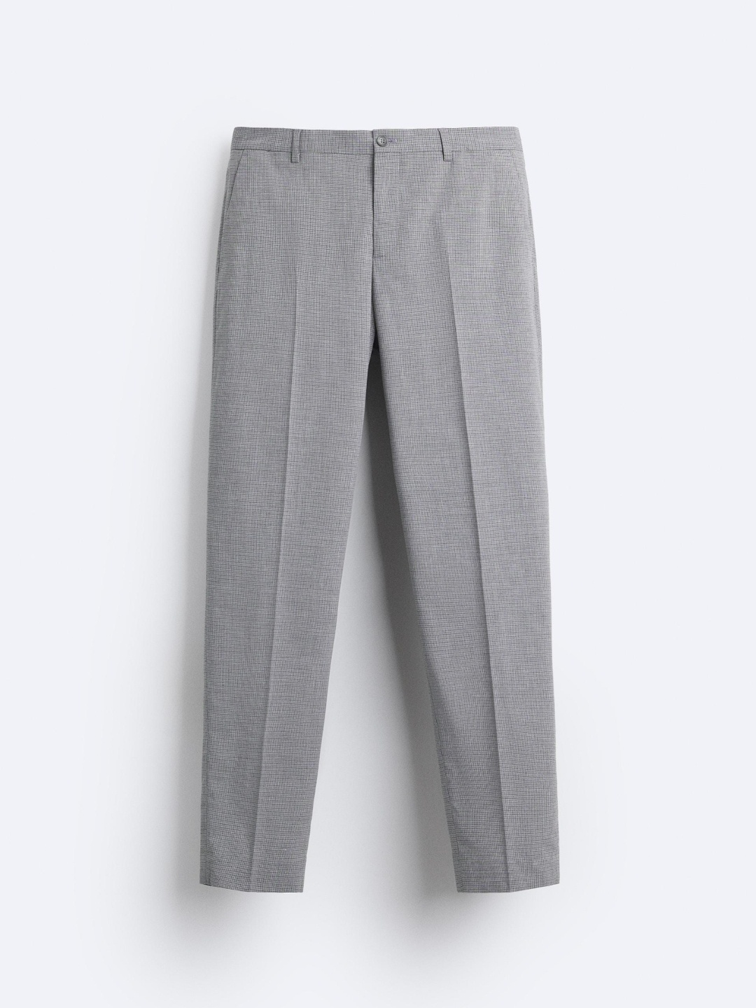 

ZARA Men Grey Trousers