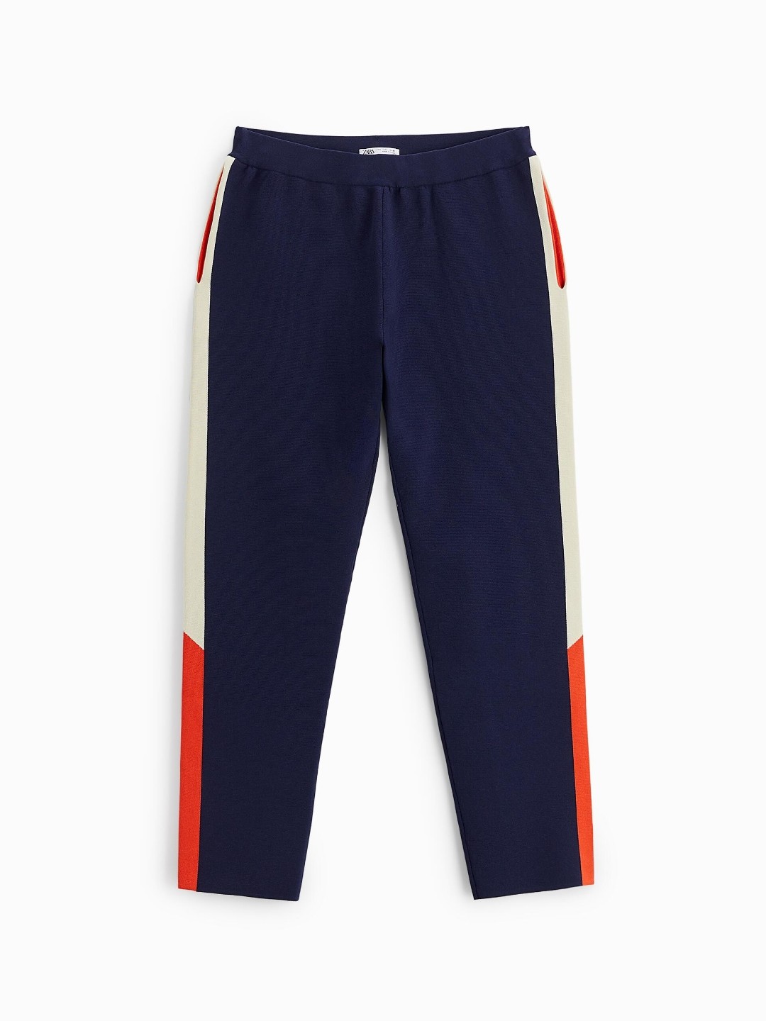 

ZARA Men Navy Blue Trousers