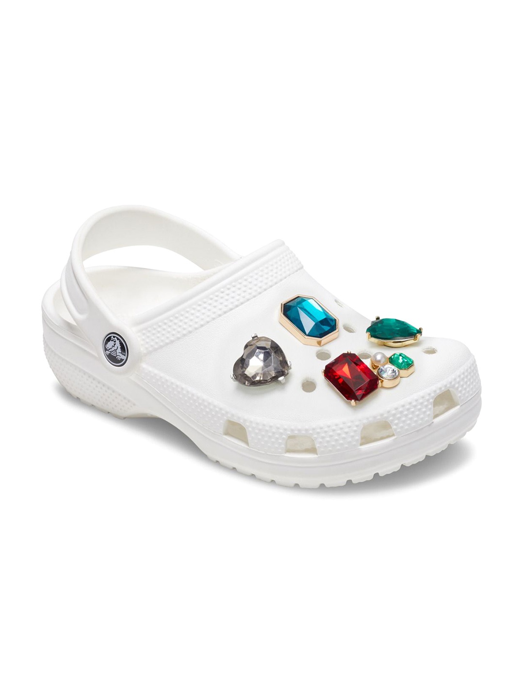 

Crocs Unisex Set Of 5 Gem Diwali Charms Jibbitz, Black