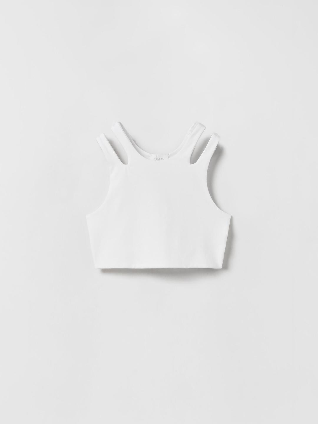 

ZARA Girls White Tshirts