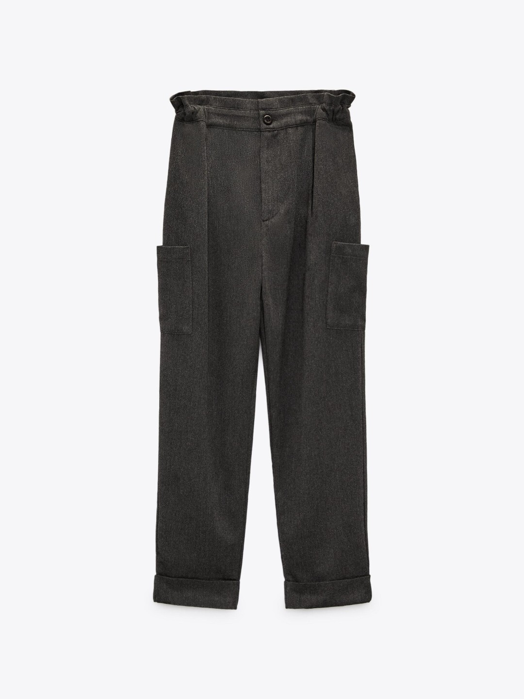 

ZARA Women Grey Trousers