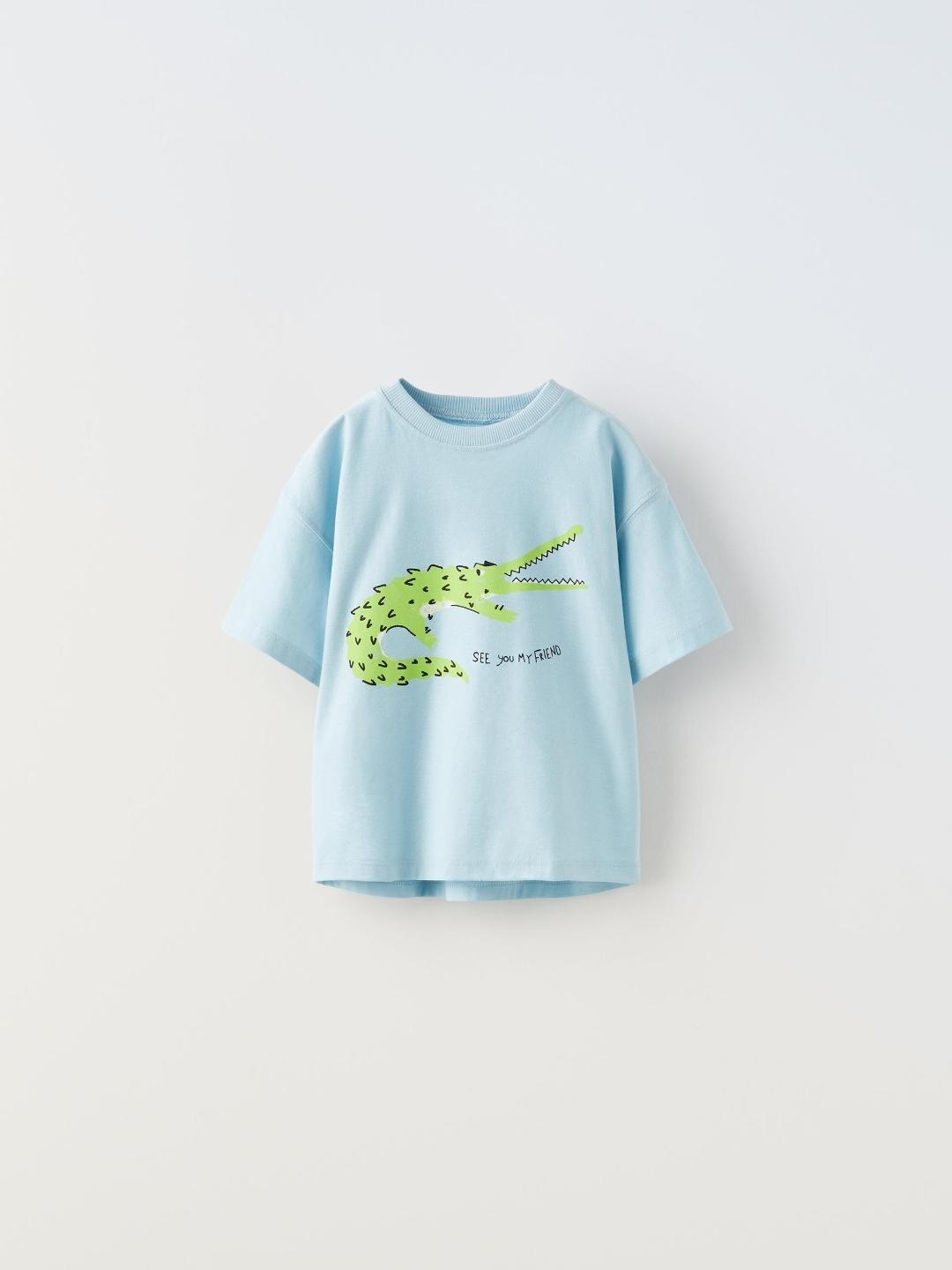 

ZARA Kids-Unisex Blue Tshirts