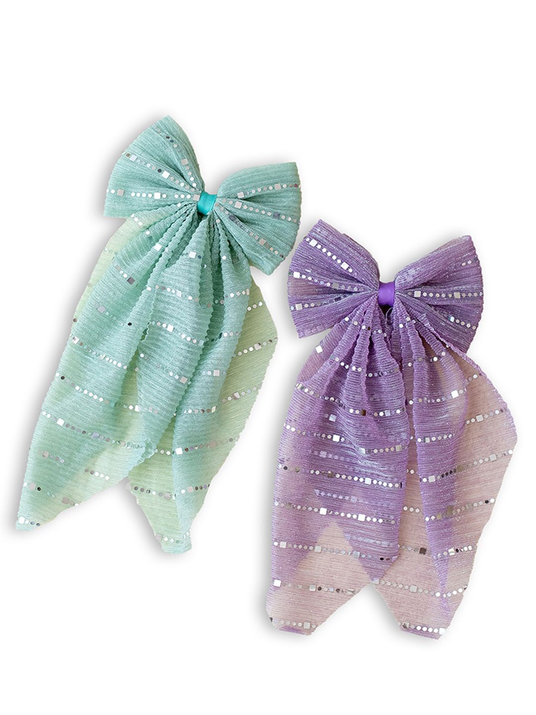 

RIBBON CANDY Girls Set of 2 Hair Accessory Set, Green