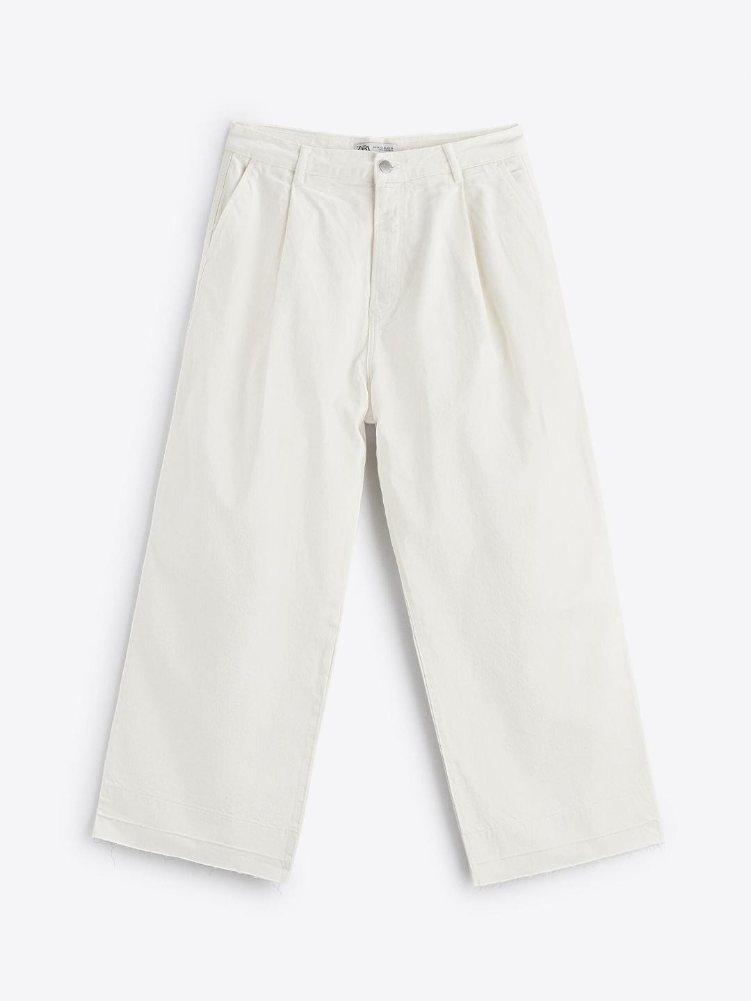 

ZARA Men White Trousers