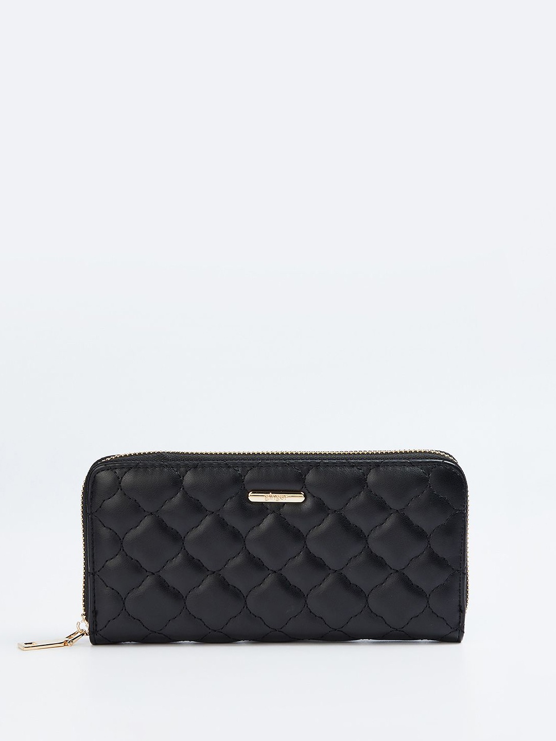 

Ginger by Lifestyle Women Zip Around Wallet, Black