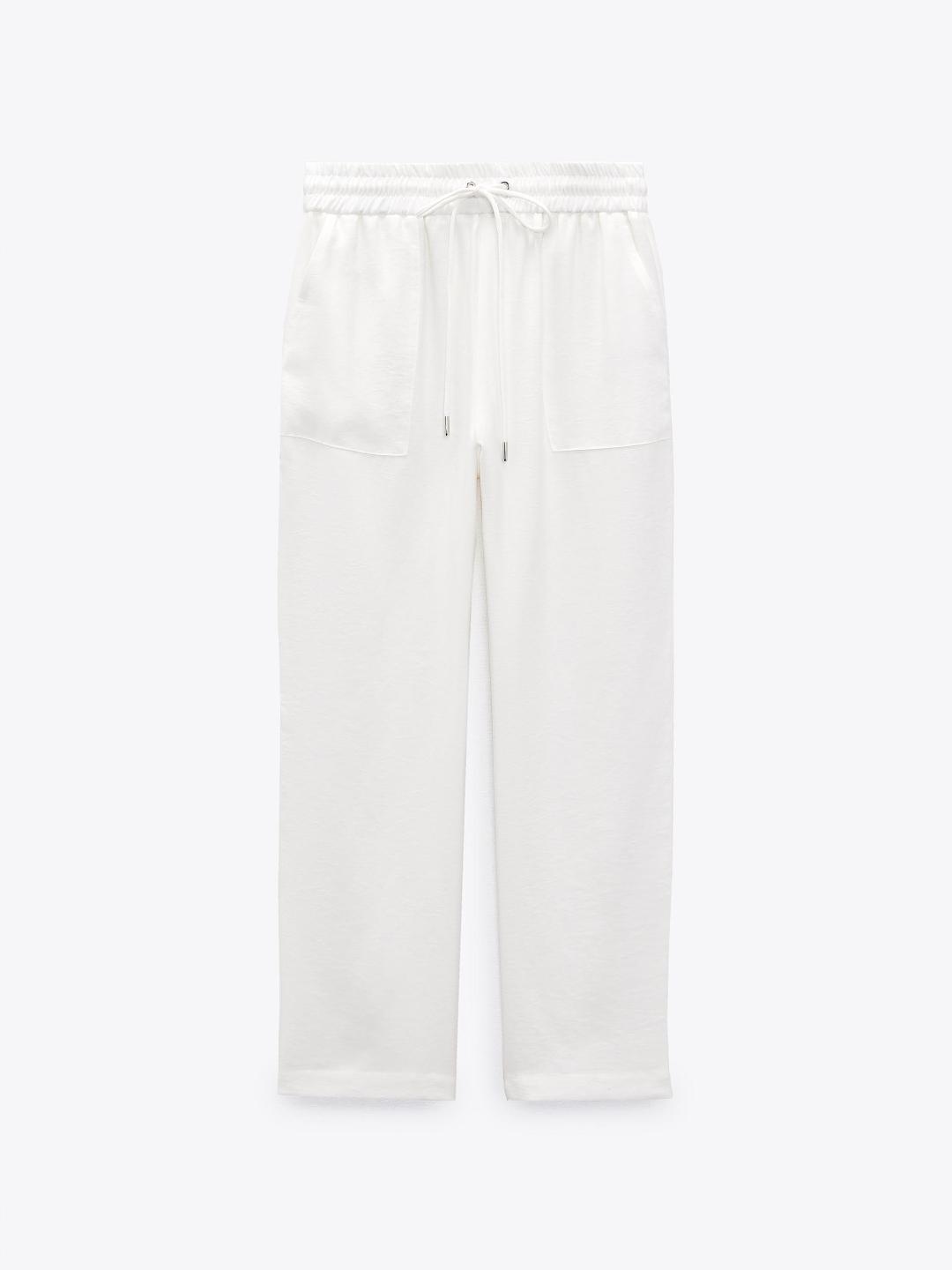 

ZARA Women White Trousers