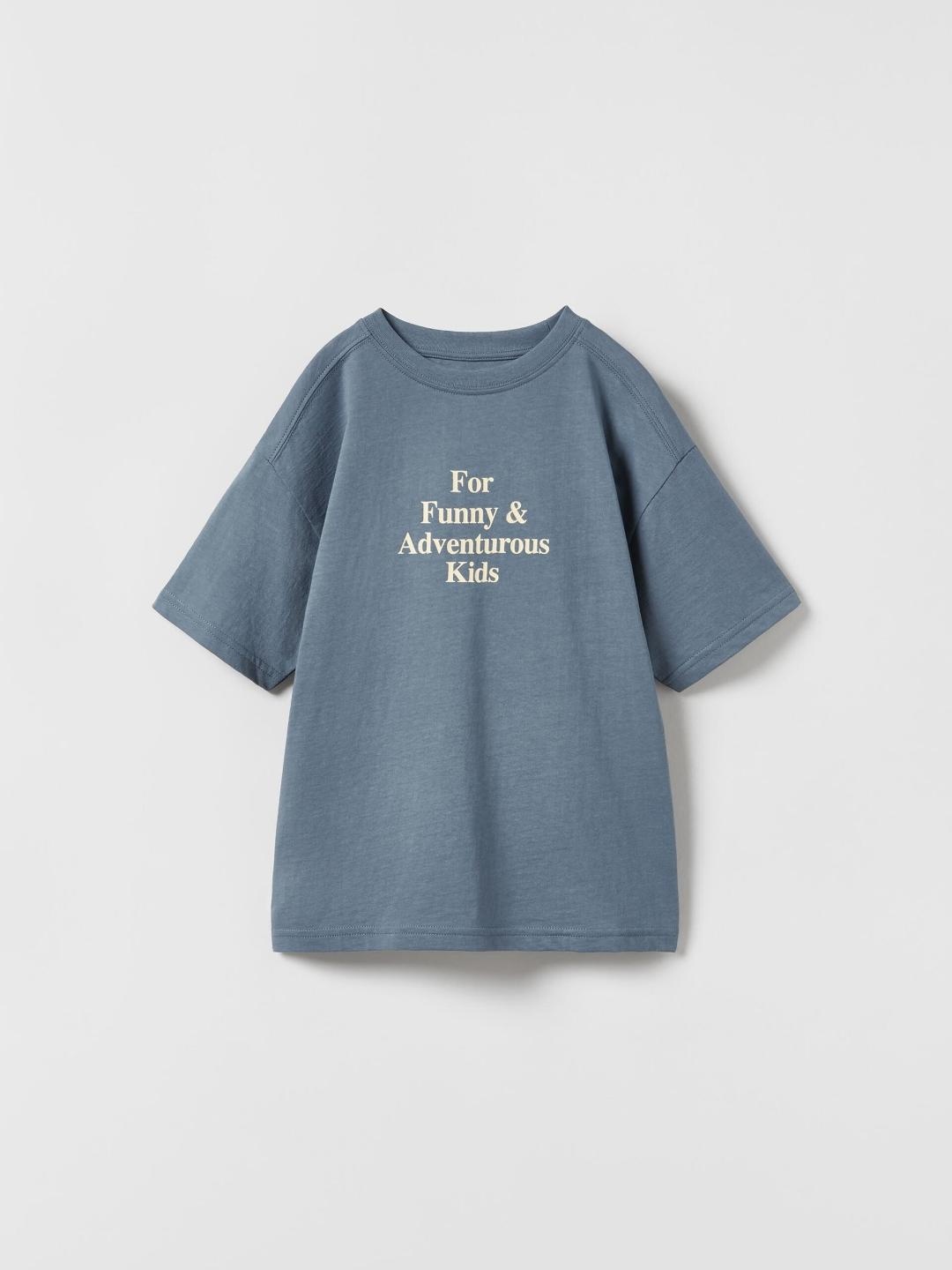 

ZARA Boys Blue Tshirts