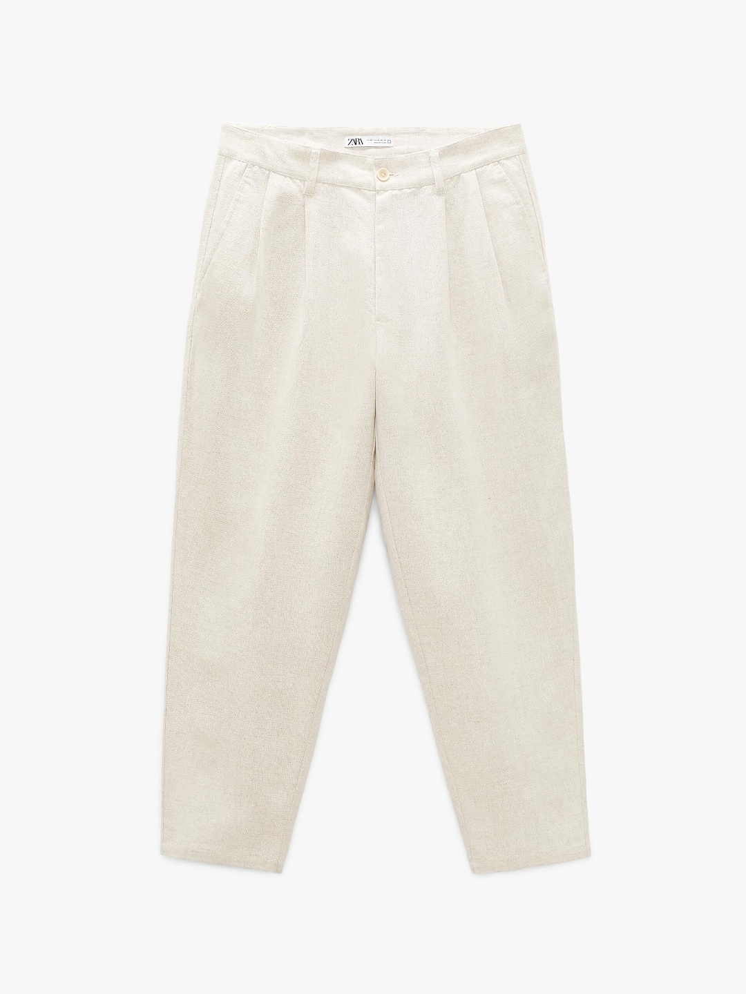 

ZARA Men Beige Trousers