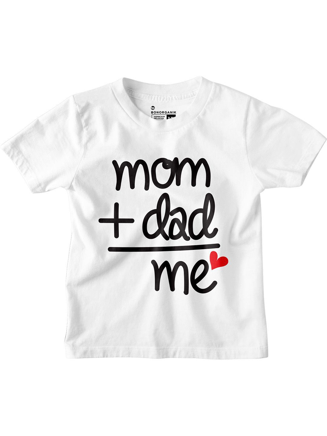 

BonOrganik Boys 3 Printed T-shirt, White