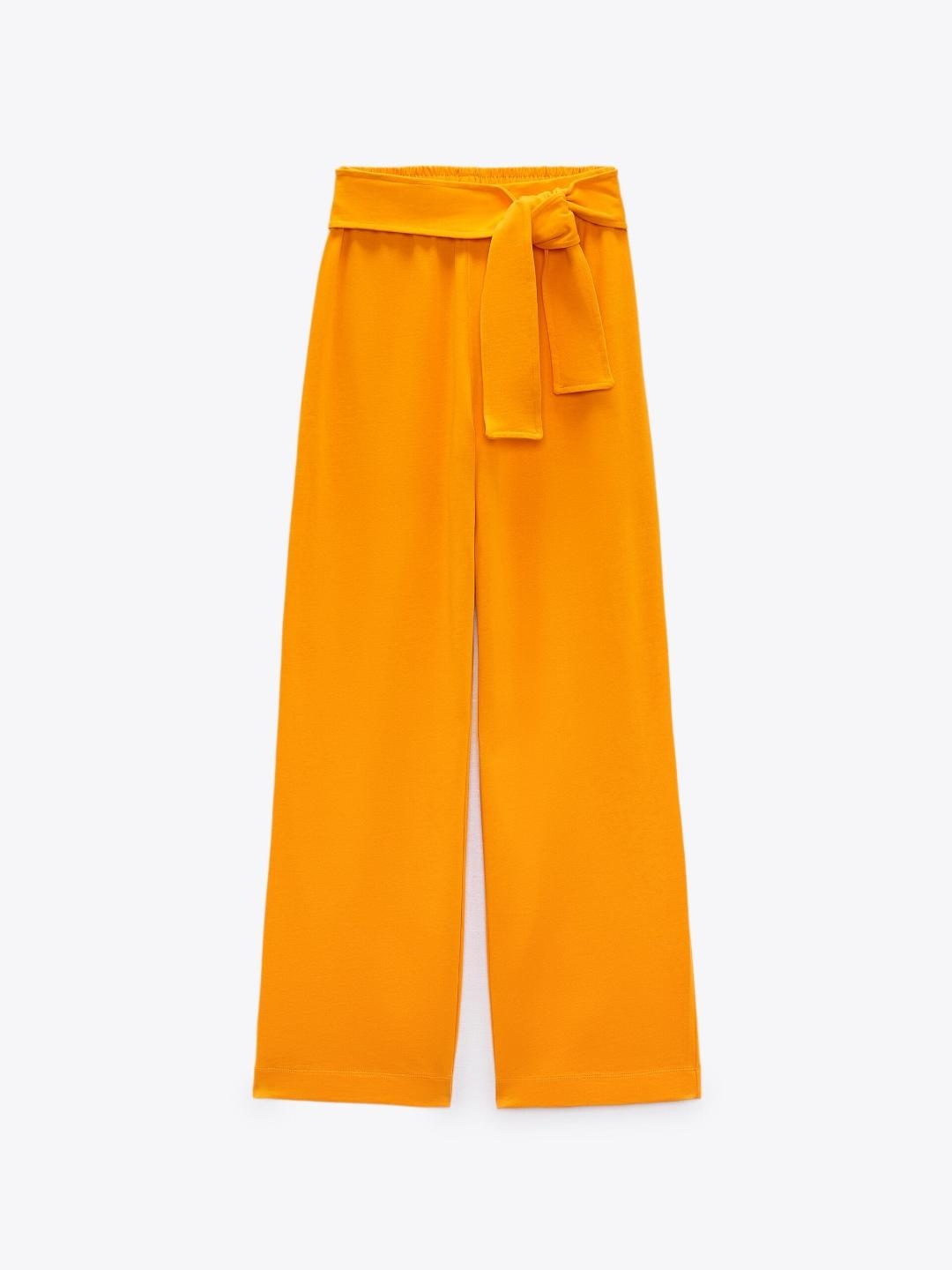 

ZARA Women Orange Trousers