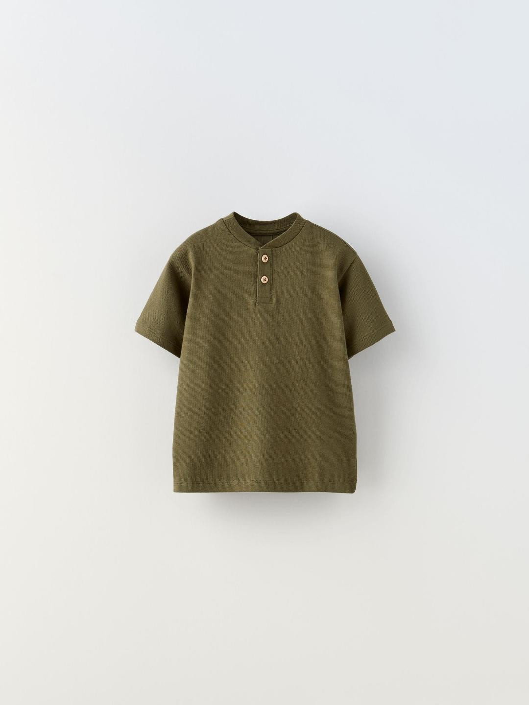 

ZARA Kids-Unisex Khaki Tshirts