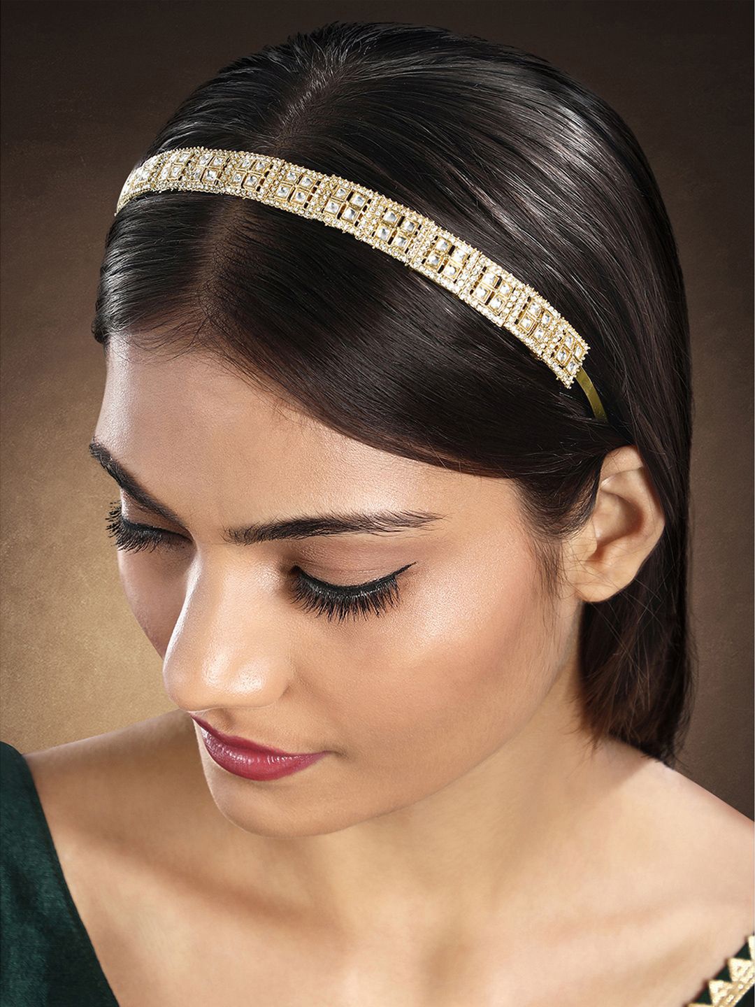 

Peora Women Embellished Hairband, White
