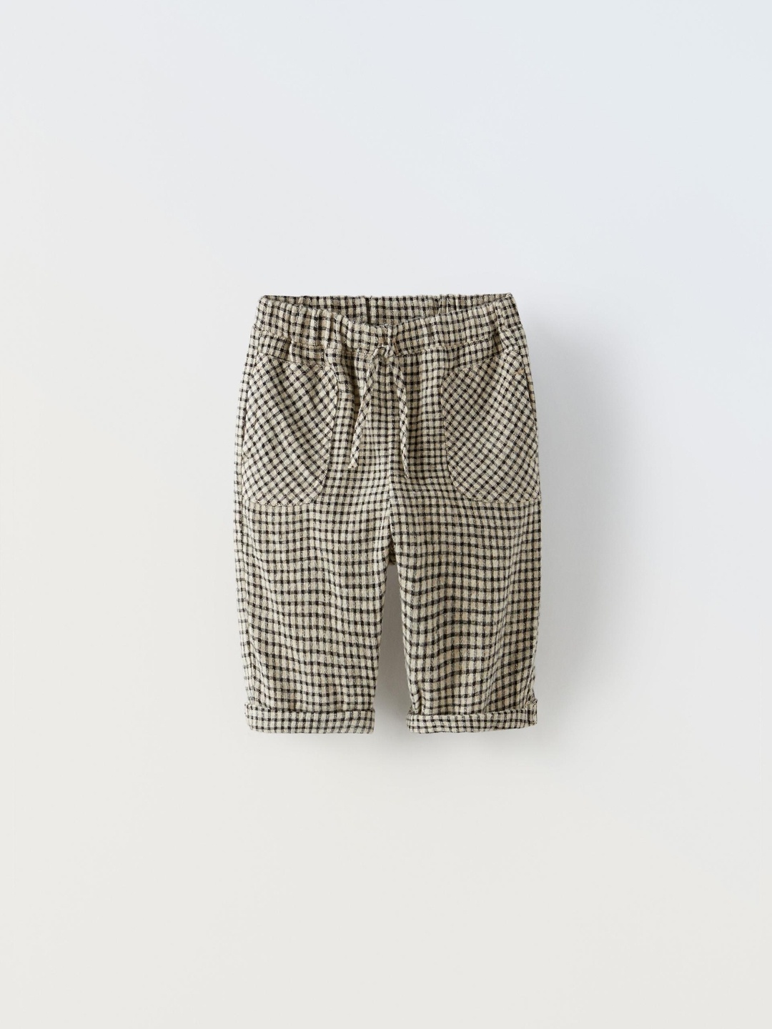

ZARA Unisex Beige Trousers