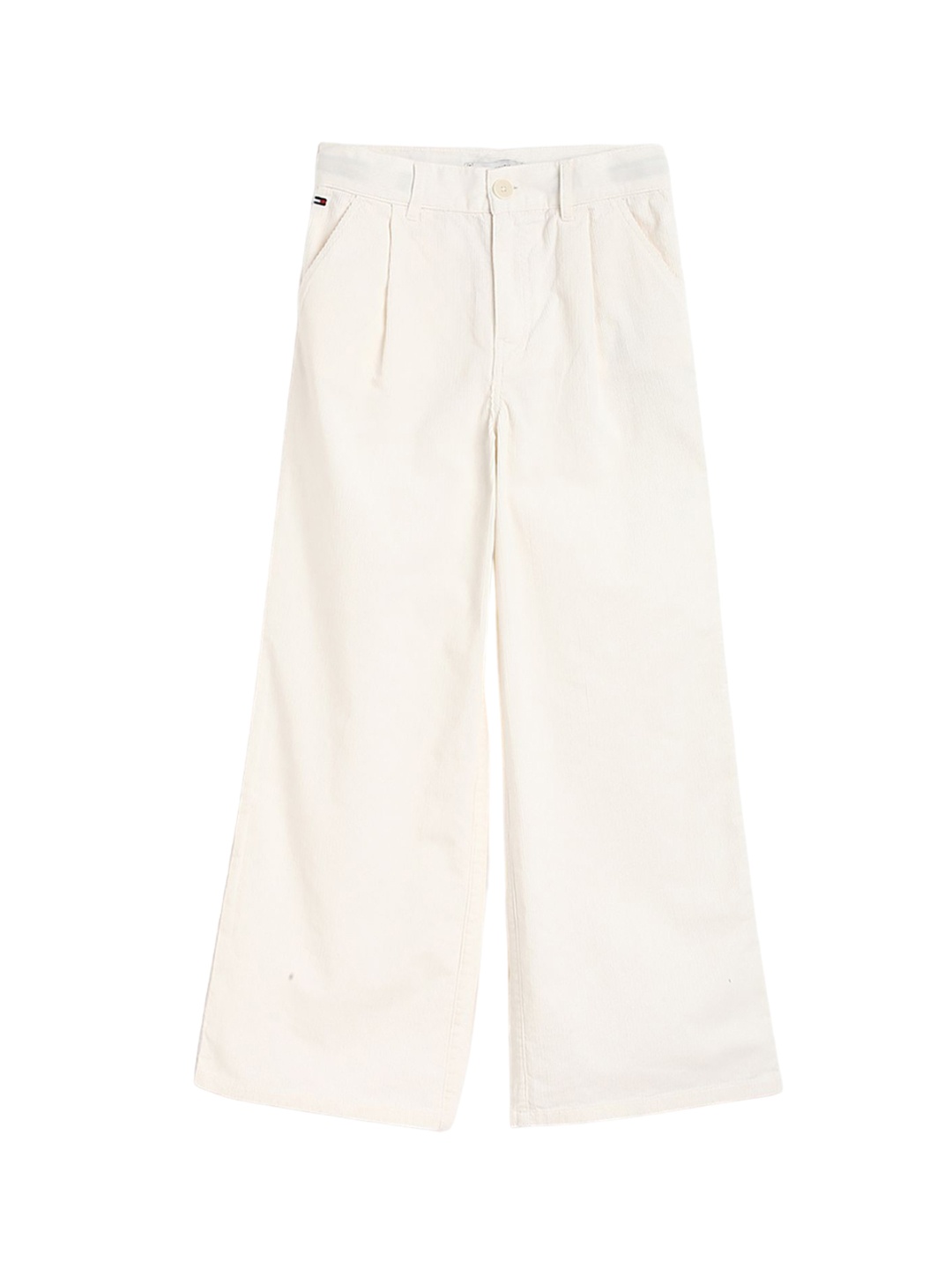 

Tommy Hilfiger Girls Cotton Mid-Rise Chinos, White