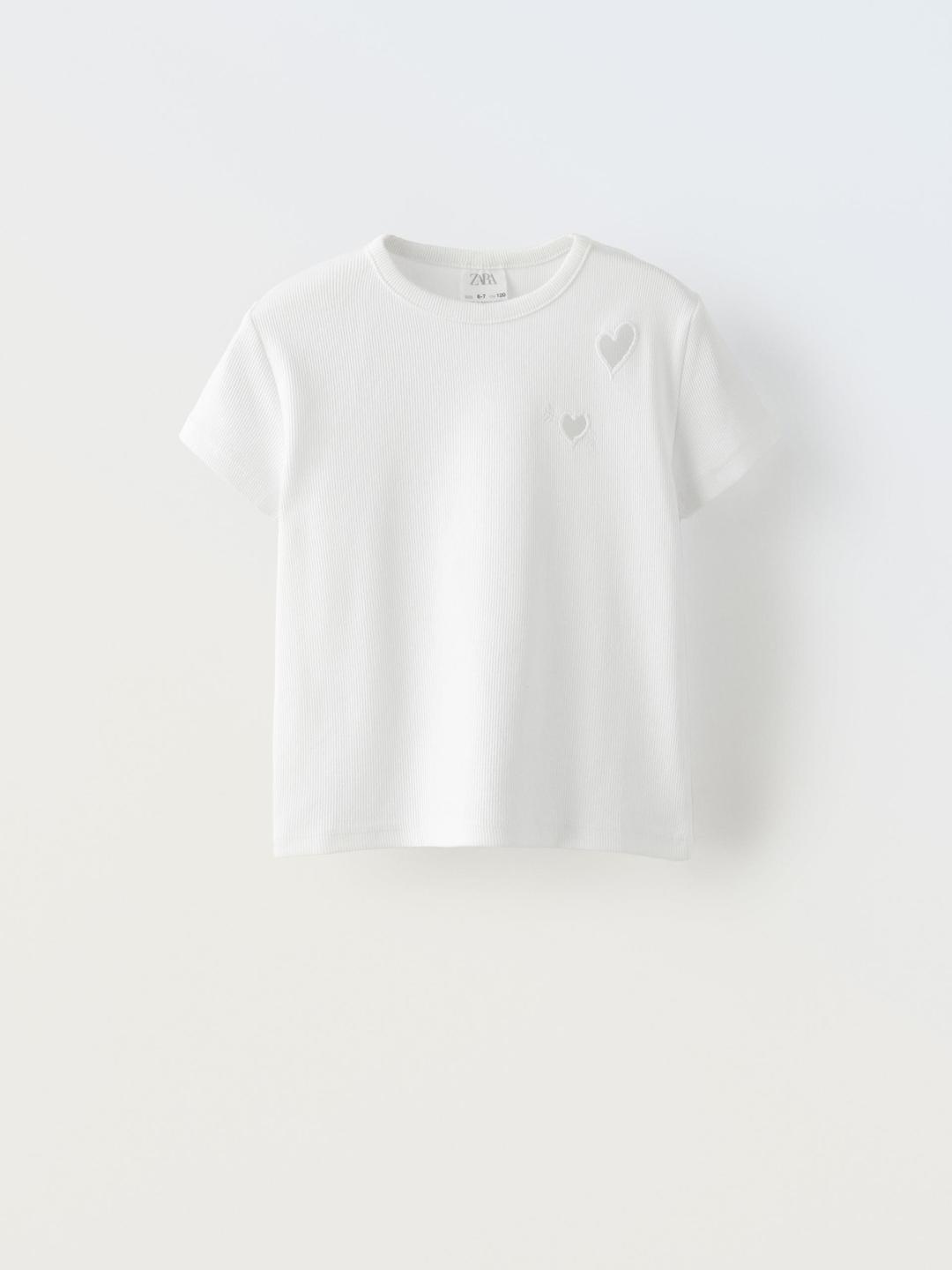 

ZARA Girls White Tshirts