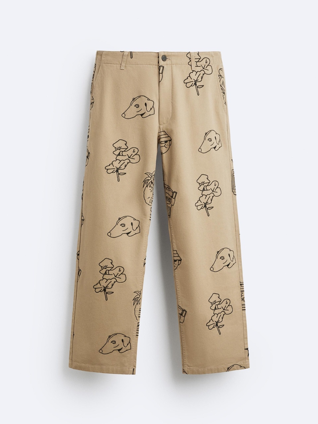 

ZARA Men Brown Trousers