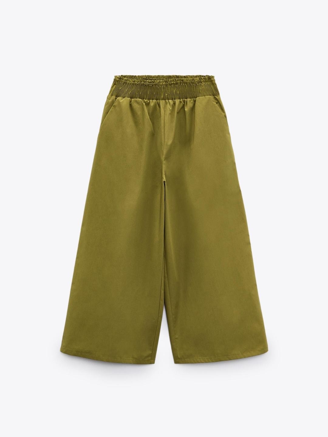 

ZARA Women Olive Trousers