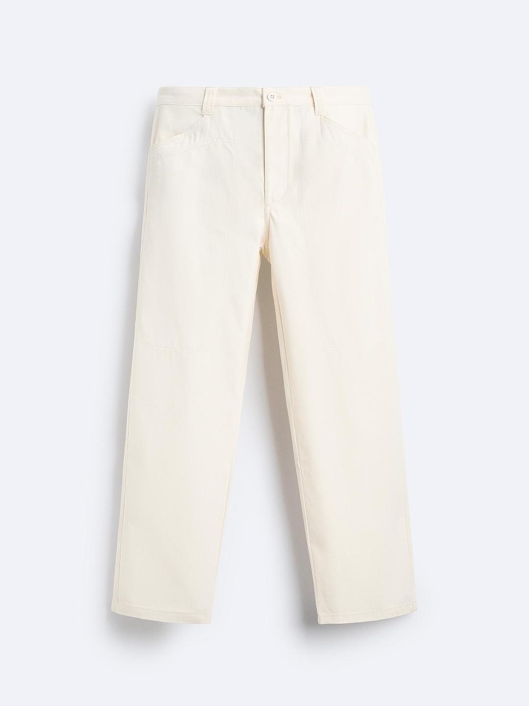 

ZARA Men White Trousers