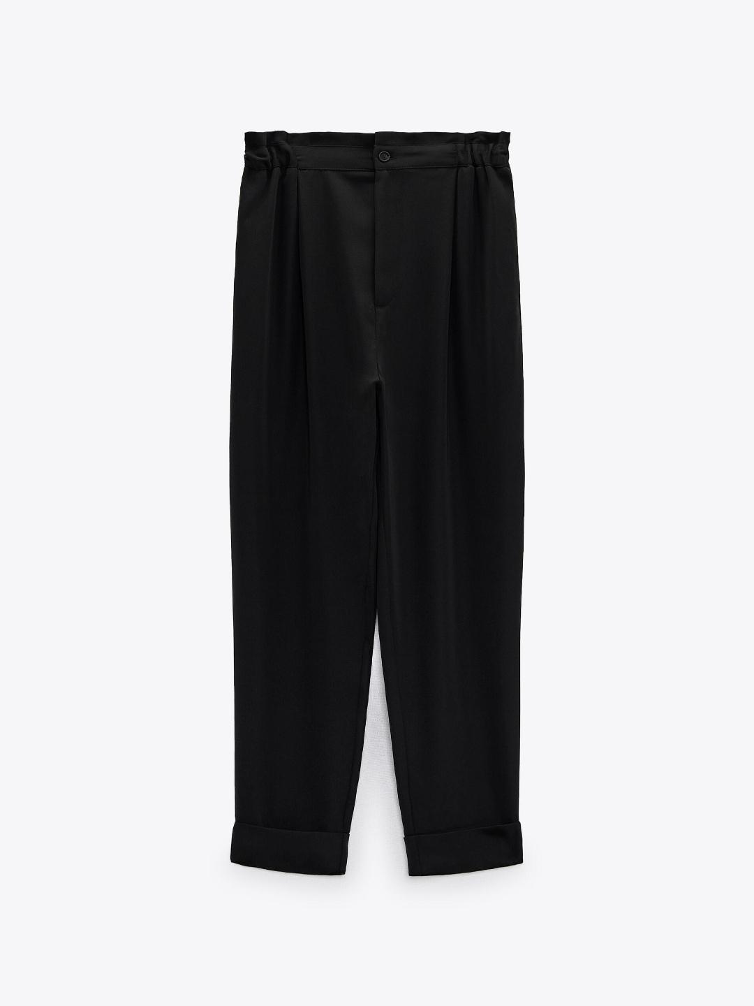 

ZARA Women Black Trousers
