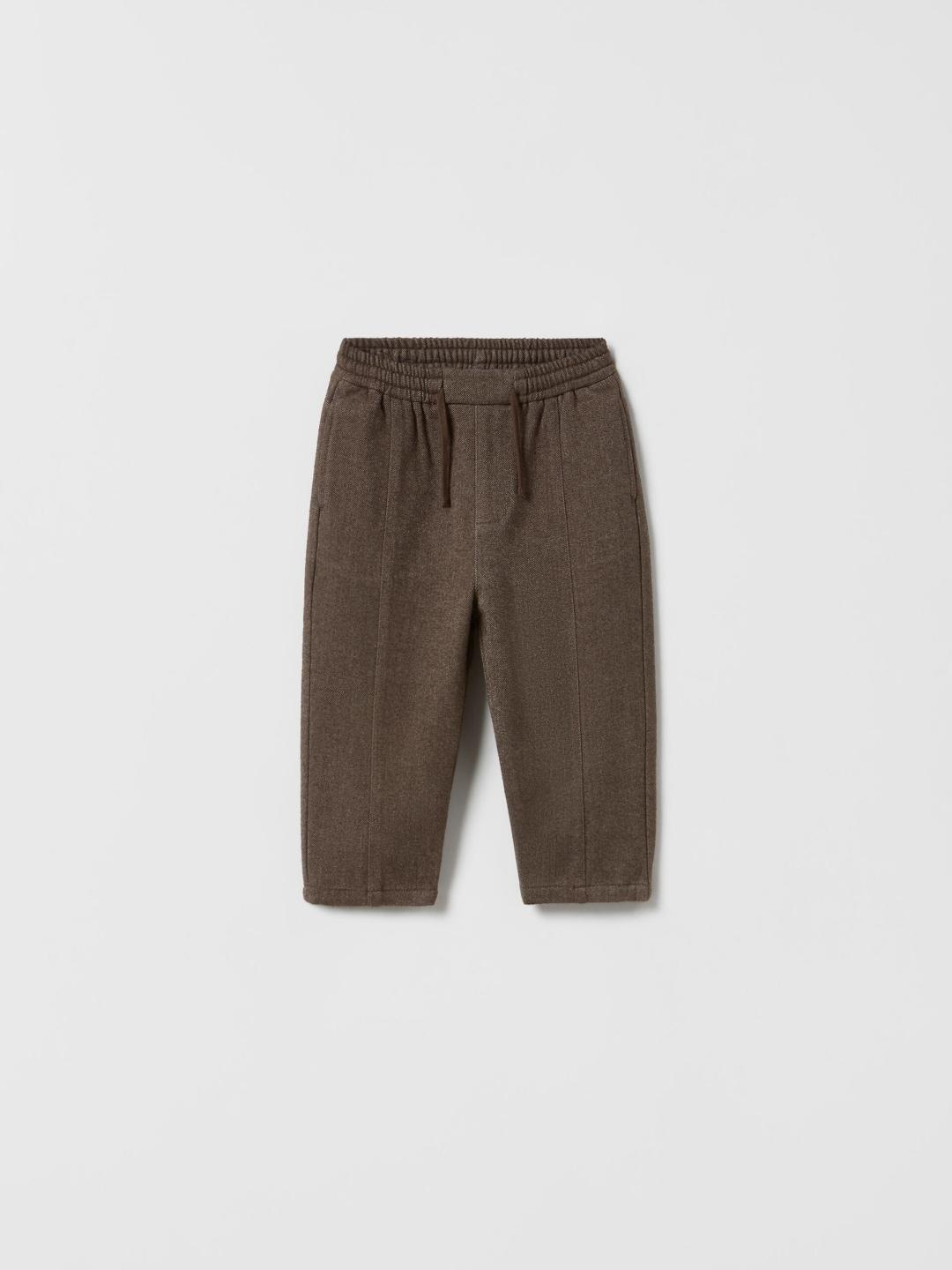 

ZARA Unisex Brown Trousers