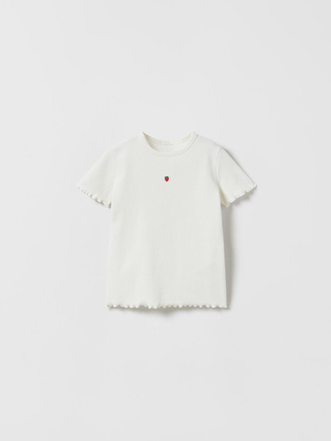 

ZARA Kids-Unisex White Tshirts