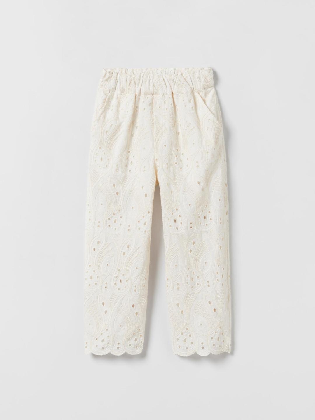

ZARA Girls White Trousers