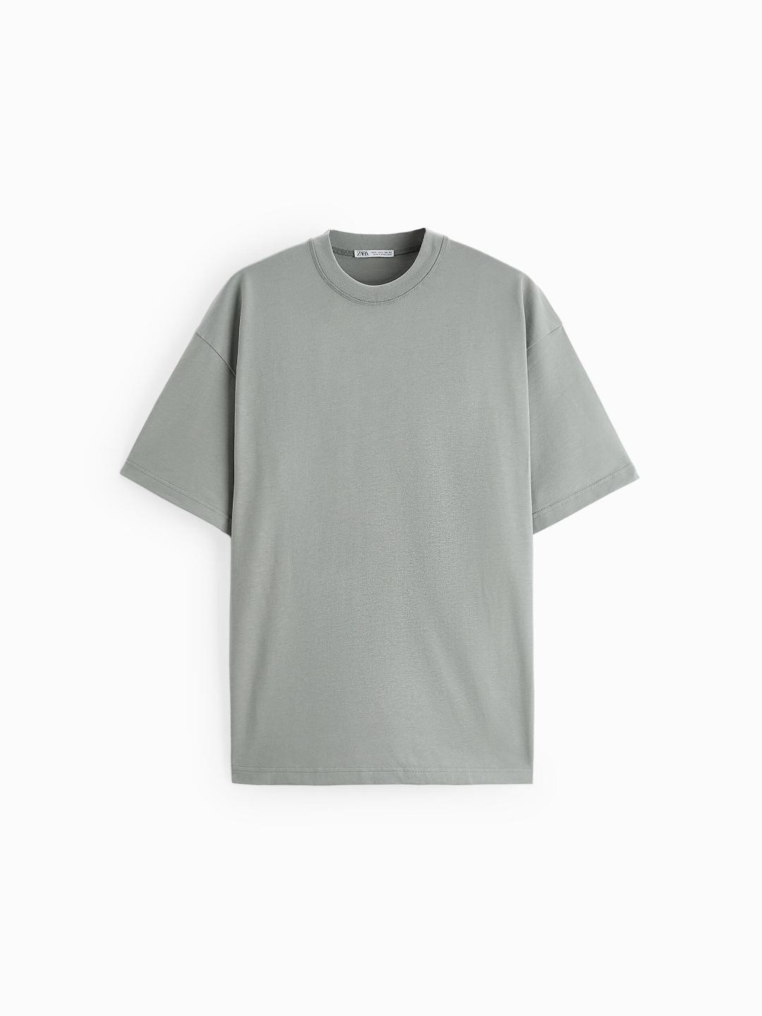 

ZARA Men Grey Tshirts